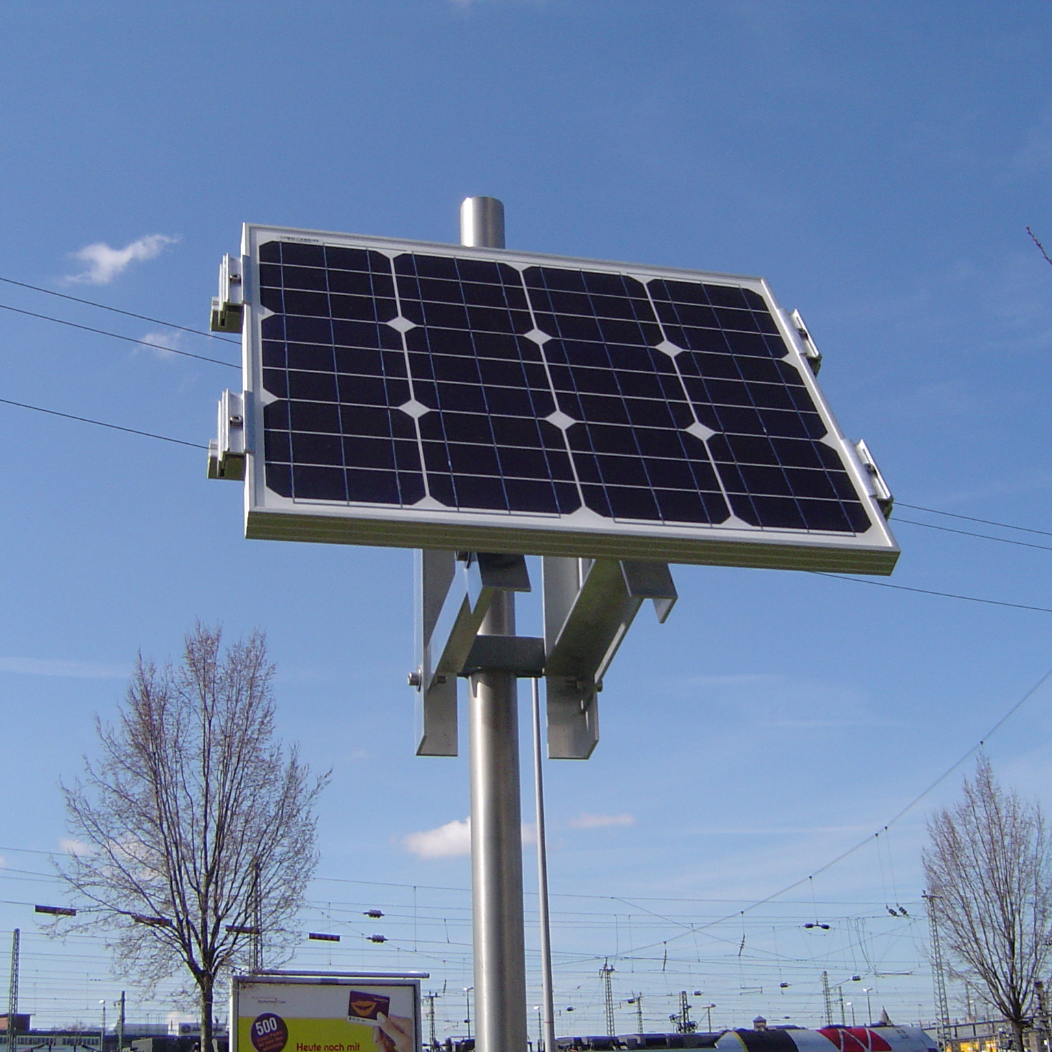 Solarmodul Masthalterung Upgrade Gradeinstellung