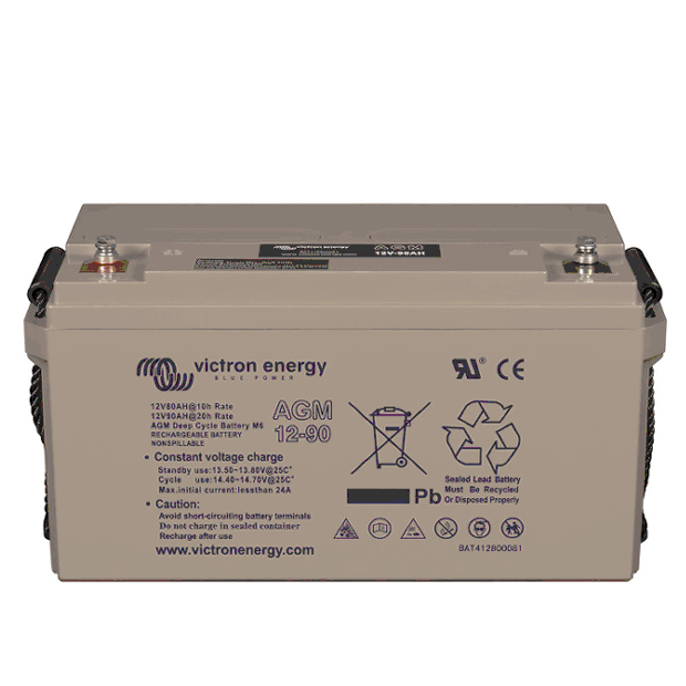 AGM Deep Cycle Batterie mit Gewindeeinsatzklemmen